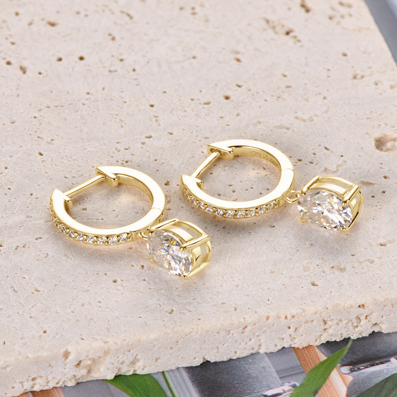 Meet Me Half Way Drop Earrings - Zestello