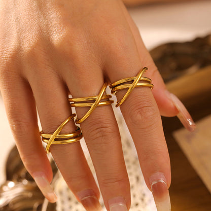 Crisscross Ring - Zestello