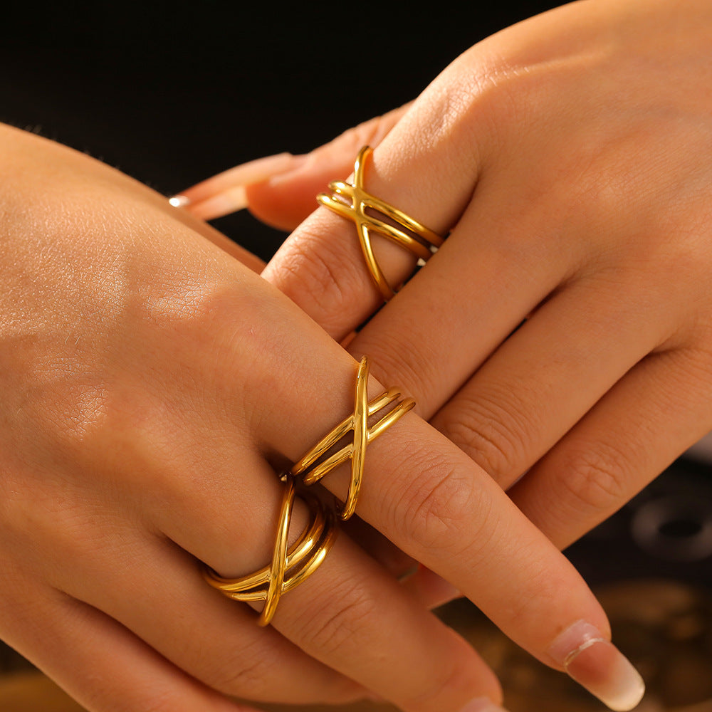 Crisscross Ring - Zestello