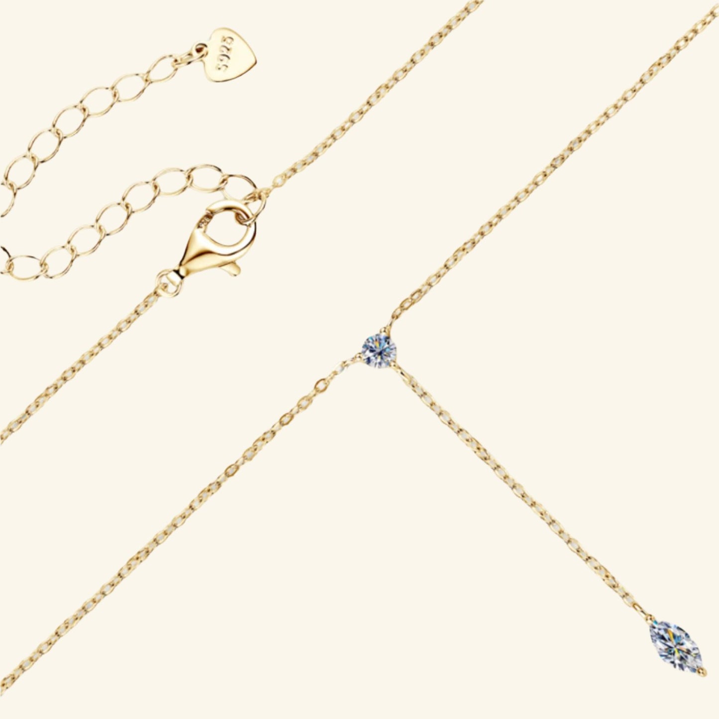 Aria Drop Necklace - Zestello