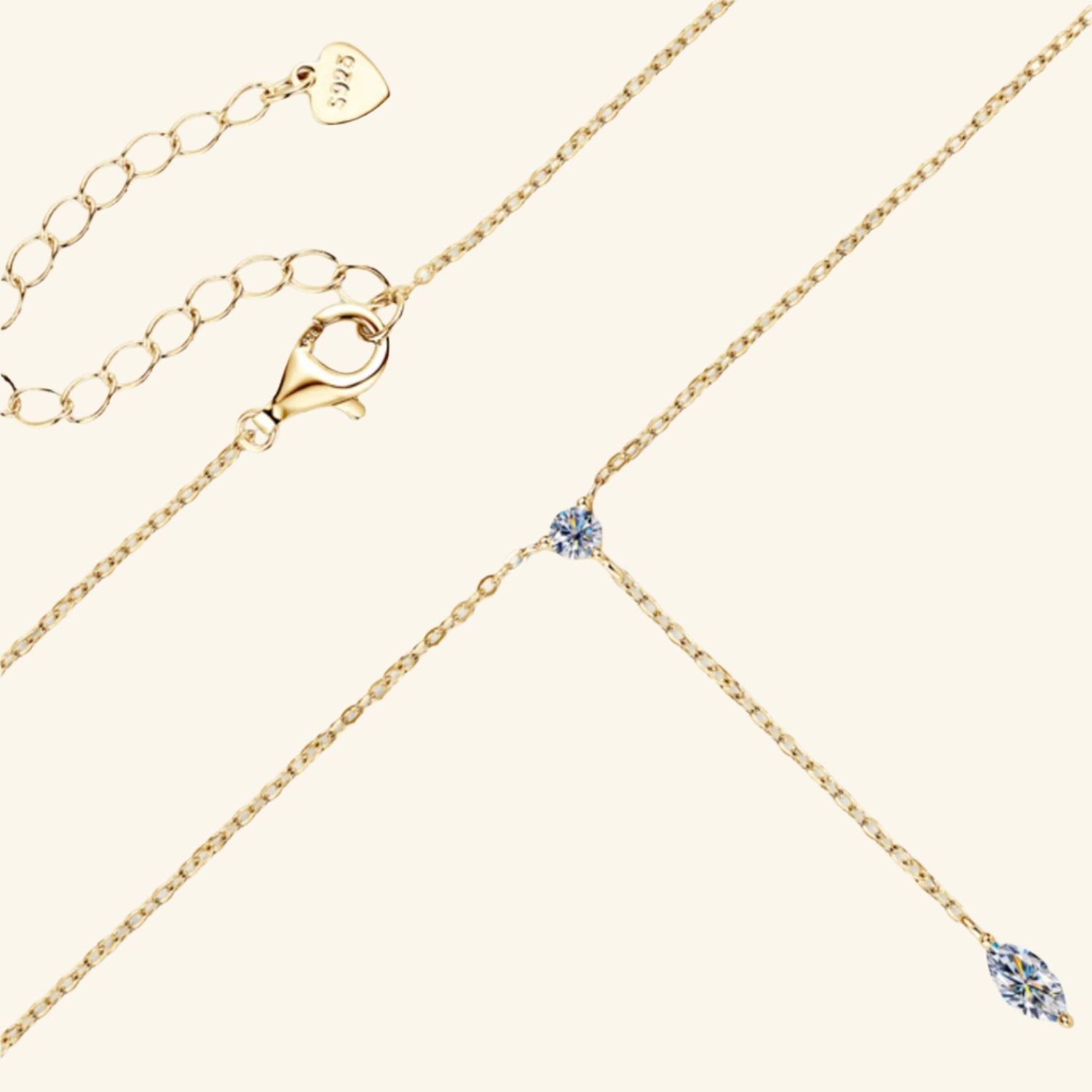 Aria Drop Necklace - Zestello