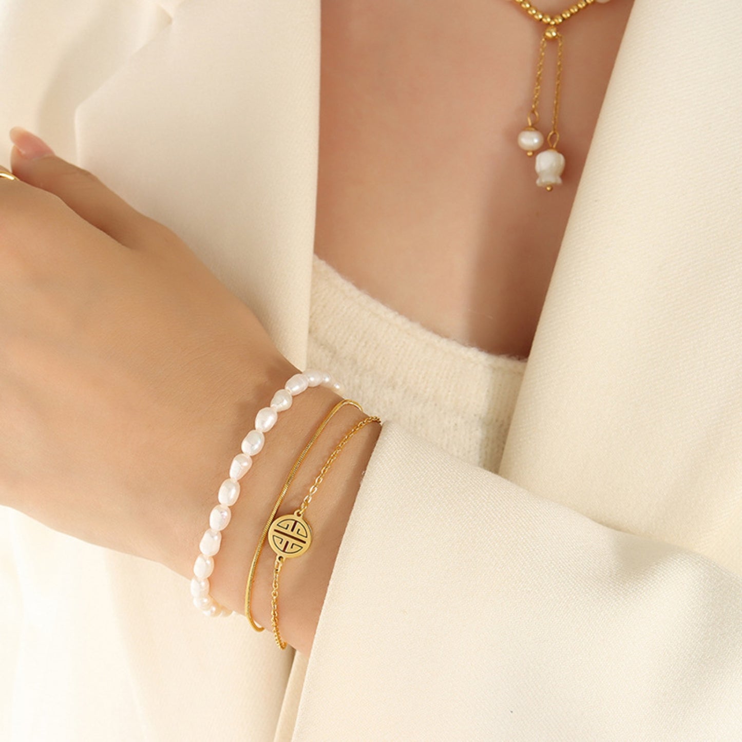 Keshi Pearl Bracelet - Zestello